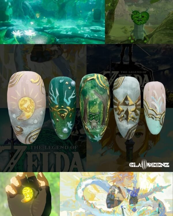 Legend of Zelda Nails (Pre-made)