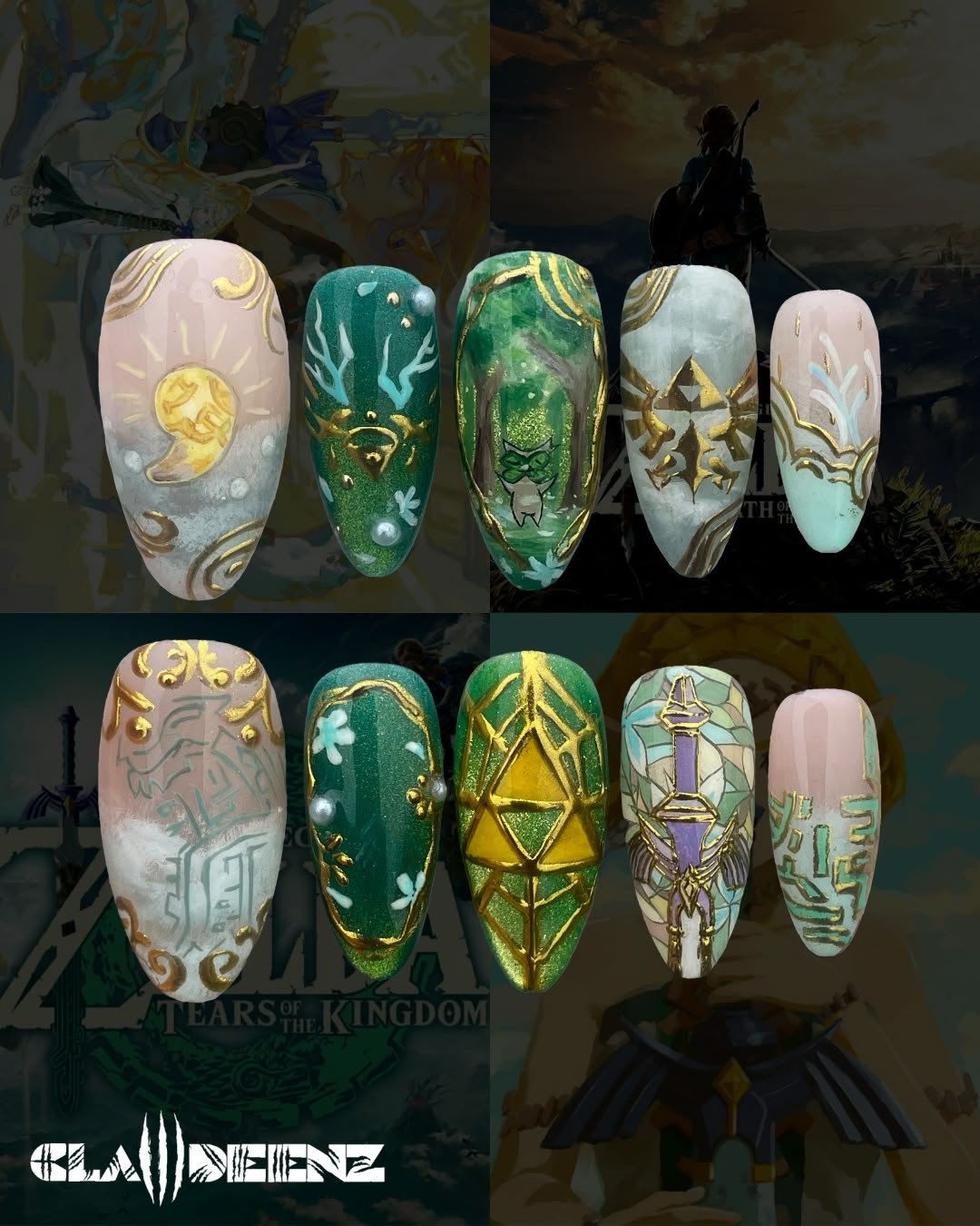 Legend of Zelda nails