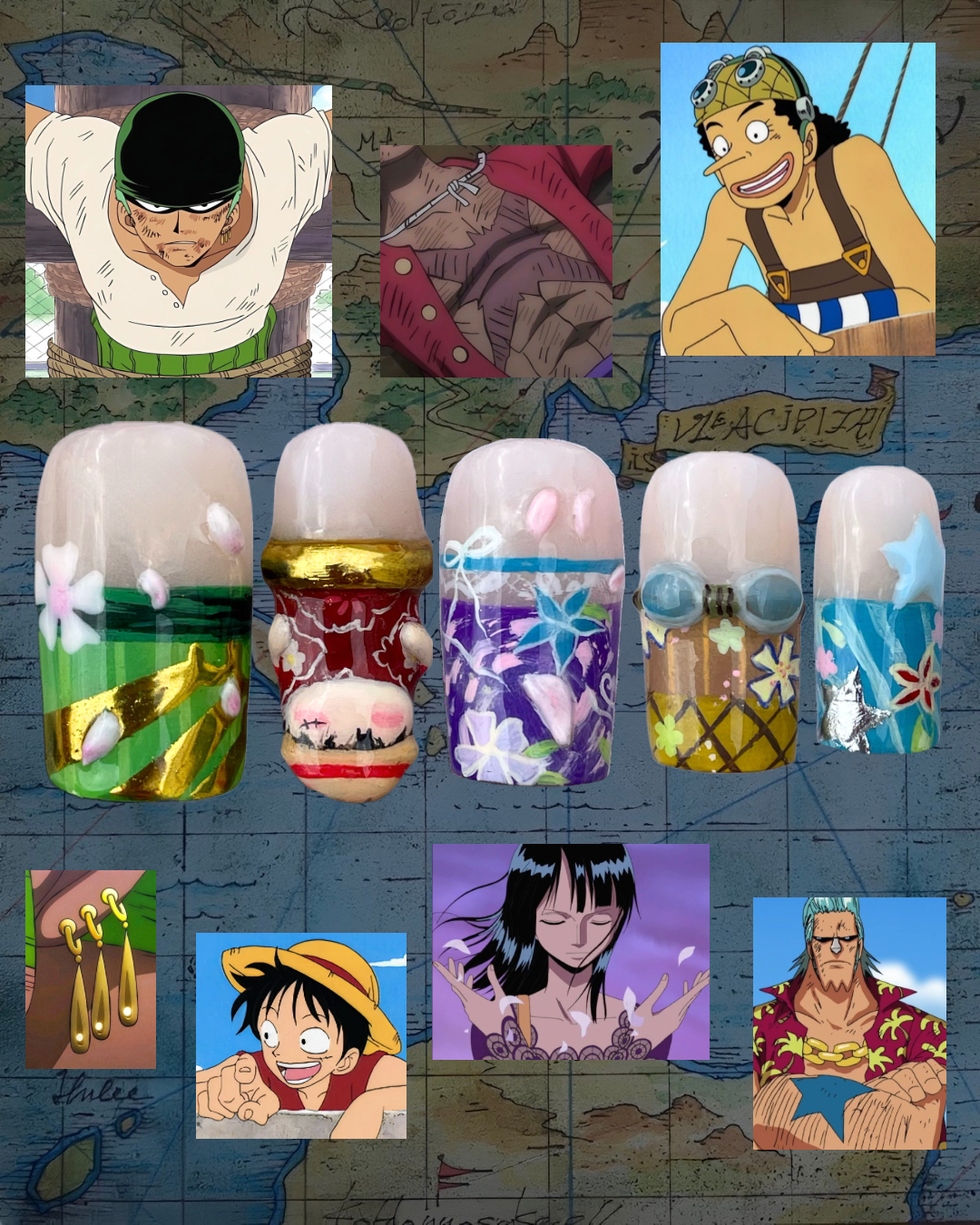 One piece nails