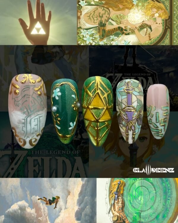 Legend of Zelda Nails (Pre-made)